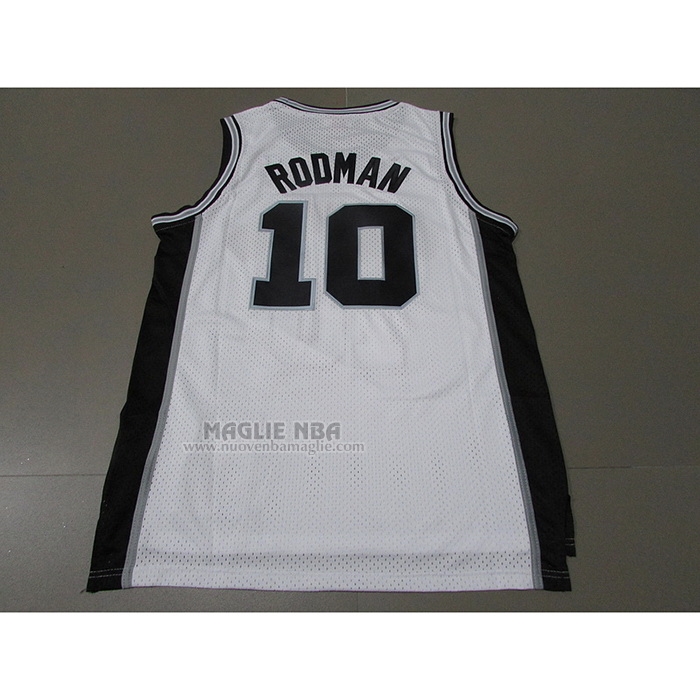 Maglia
 Dennis Rodman NO 10 San Antonio Spurs Mitchell & Ness 1983-84 Bianco
